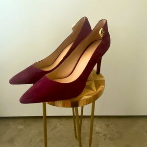 Tory Burch Elizabeth 85mm Royal Suede Pumps